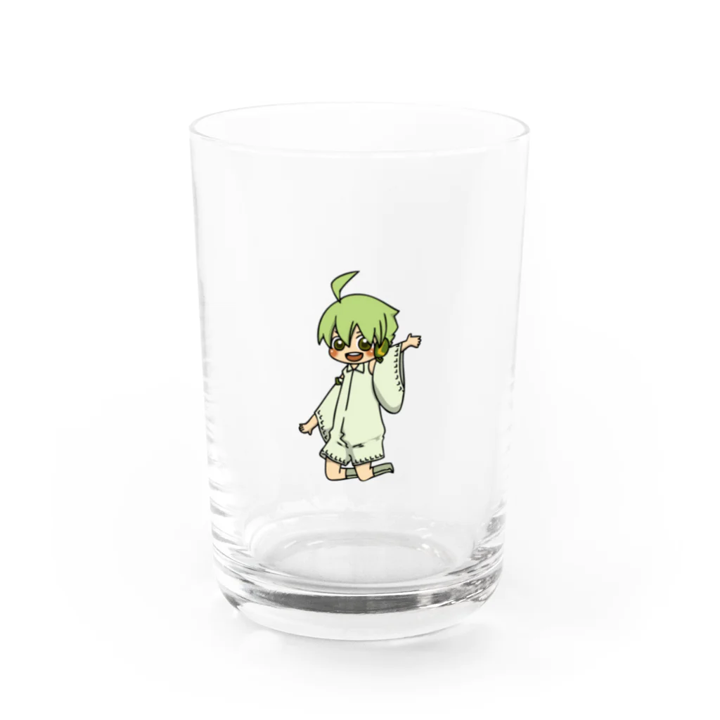 WORK　LIFEのエルにいさん Water Glass :front