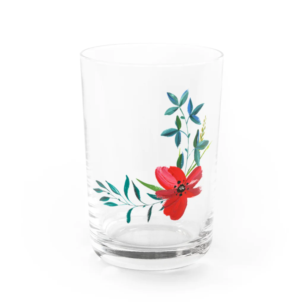 volcoのFlower Water Glass :front