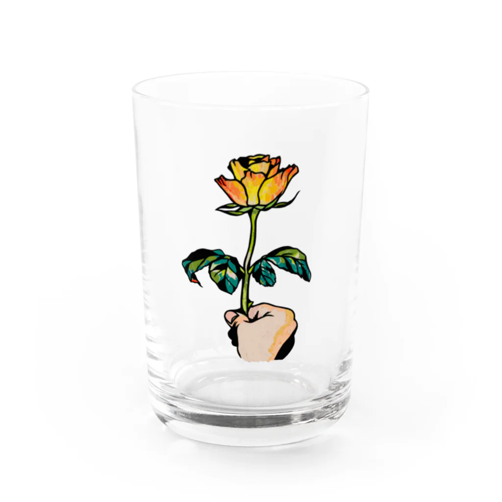 紙のおくりもののanata-dake Water Glass :front