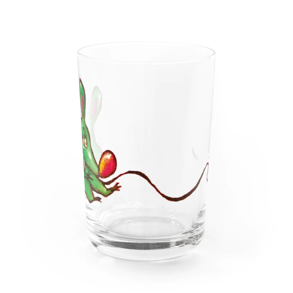 カタオカナオのみどりねずみくん Water Glass :front