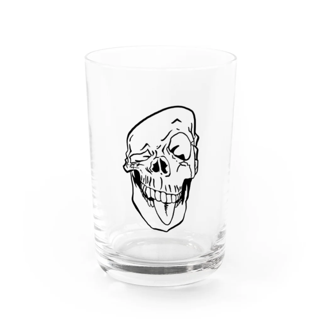 カルーセル俺の舌髑髏 Water Glass :front