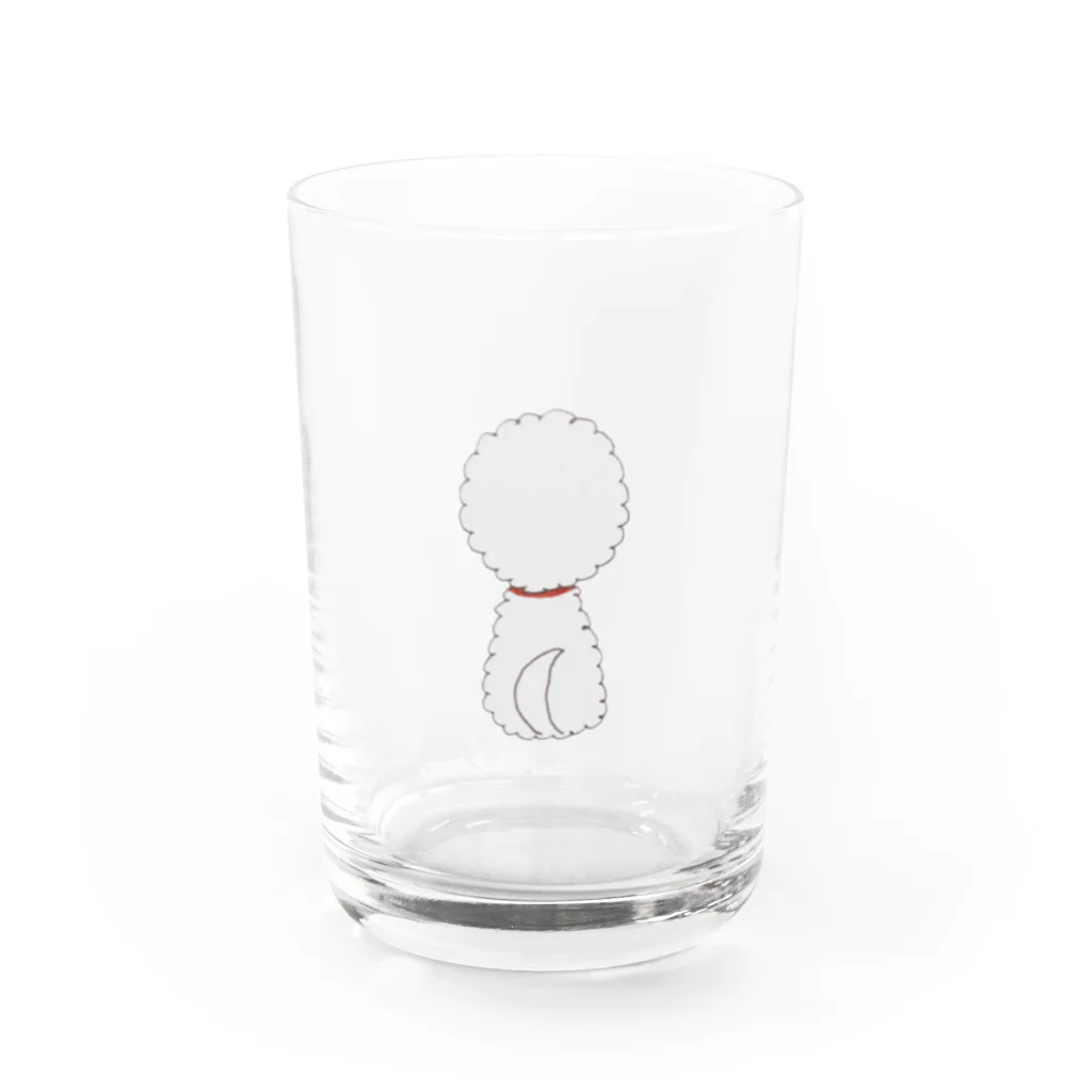 mofumofubichonfriseのもふもふビションフリーゼ Water Glass :front