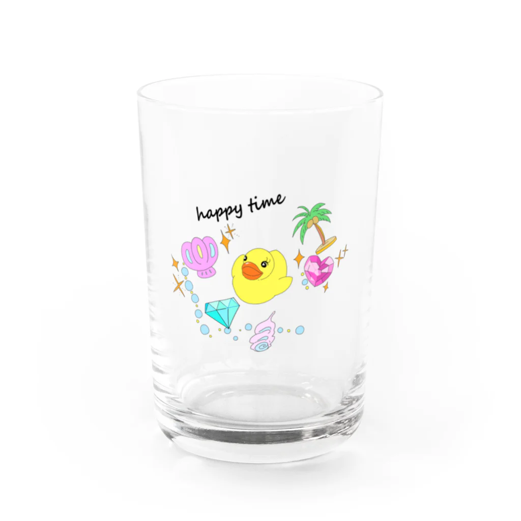 aya6timesのおうちバカンス Water Glass :front