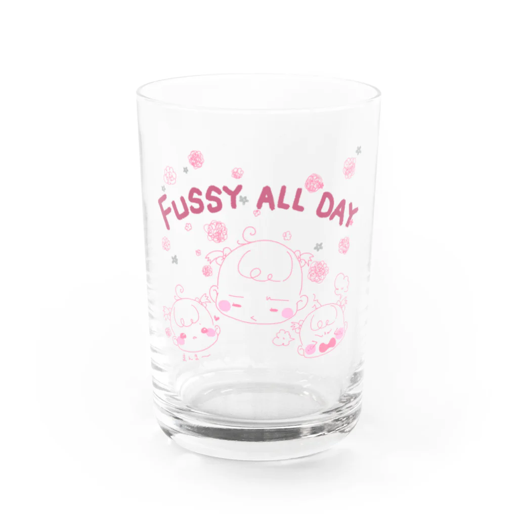 姫苺のぐずぐず★ベイビーピンク Water Glass :front