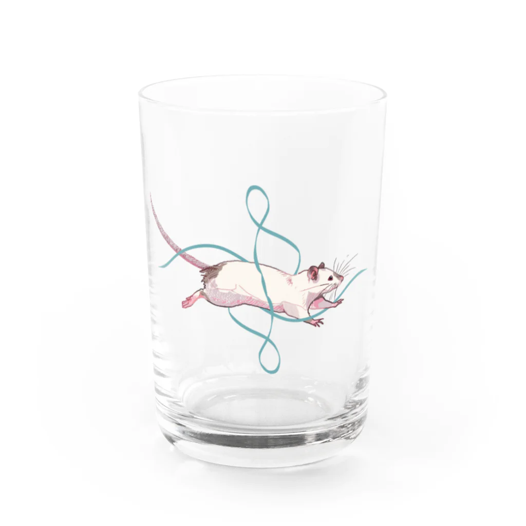 M I O M O R Iの空中を舞うホッパー Water Glass :front