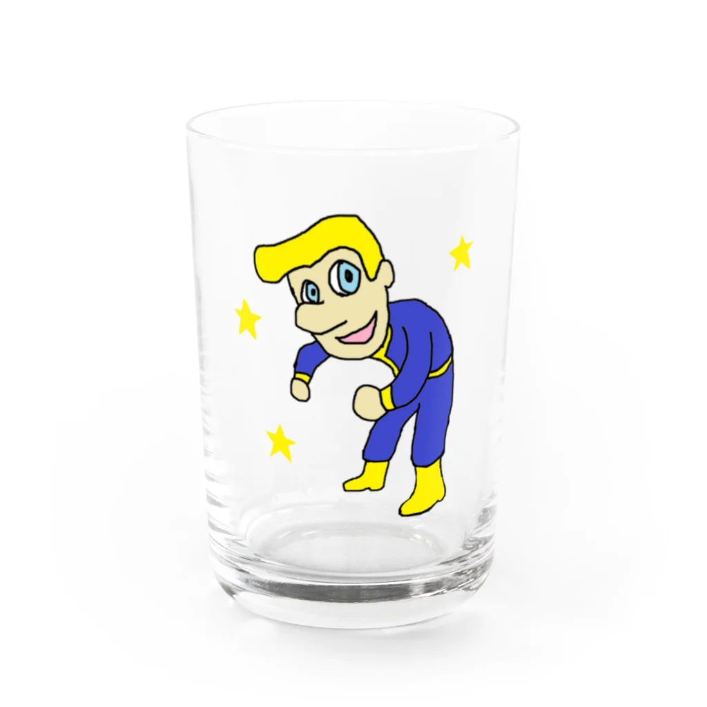 ミッコラは家から出ないのアメリカから来た友人 Water Glass :front