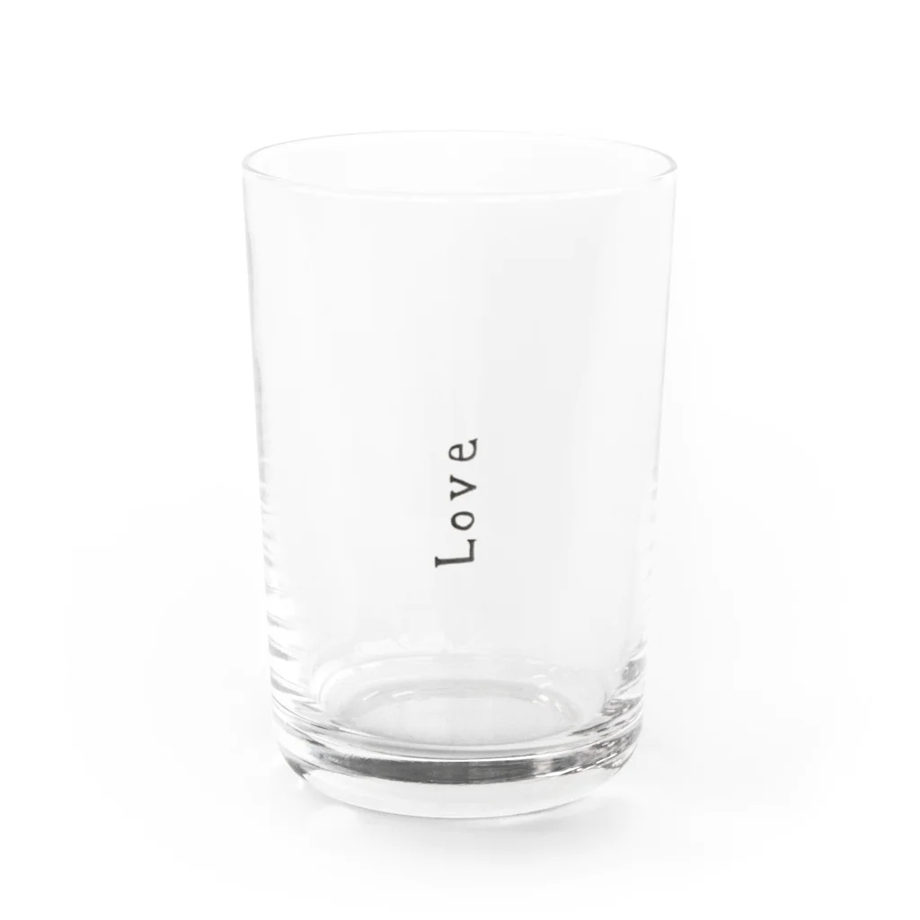 rilybiiのLOVE Water Glass :front