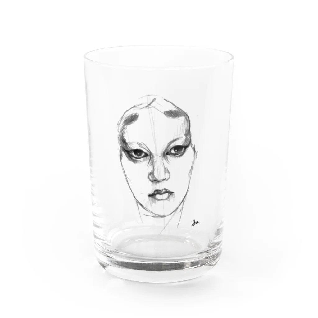 ▱個性の渋滞▱//storeの日本の美しい女性 Water Glass :front