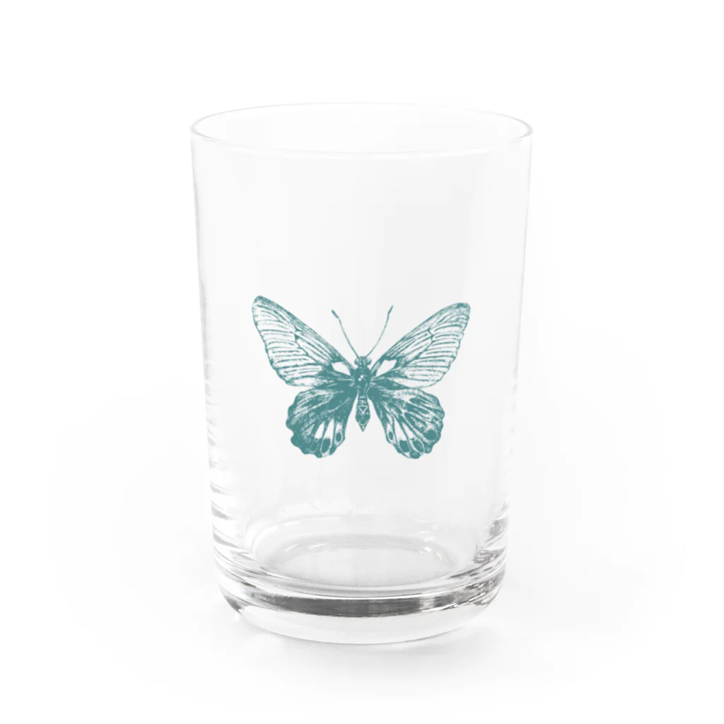Kaho Takahashiの青の蝶々 Water Glass :front