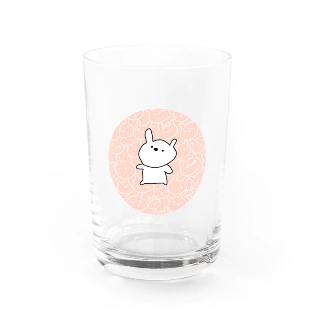 乙女座のうさ∞ Water Glass :front