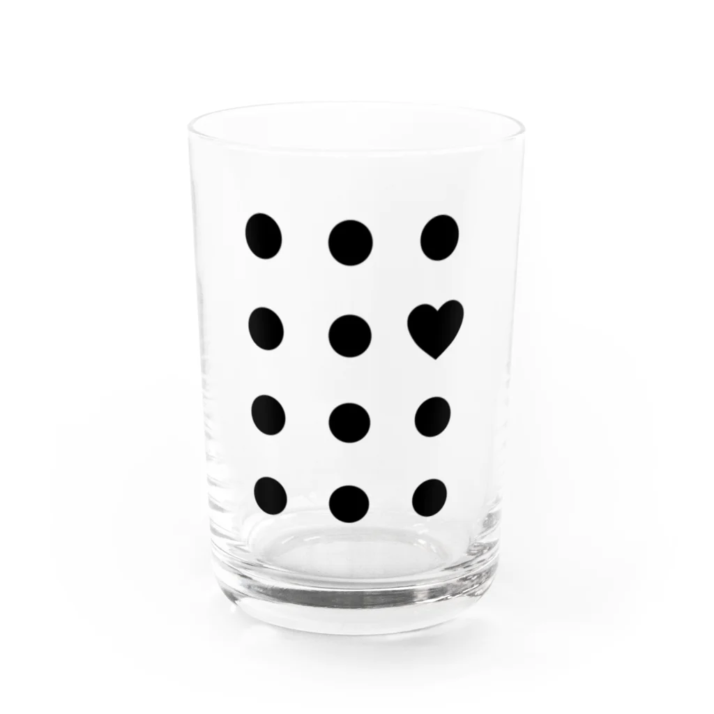 Casablanca のDot herrt Water Glass :front