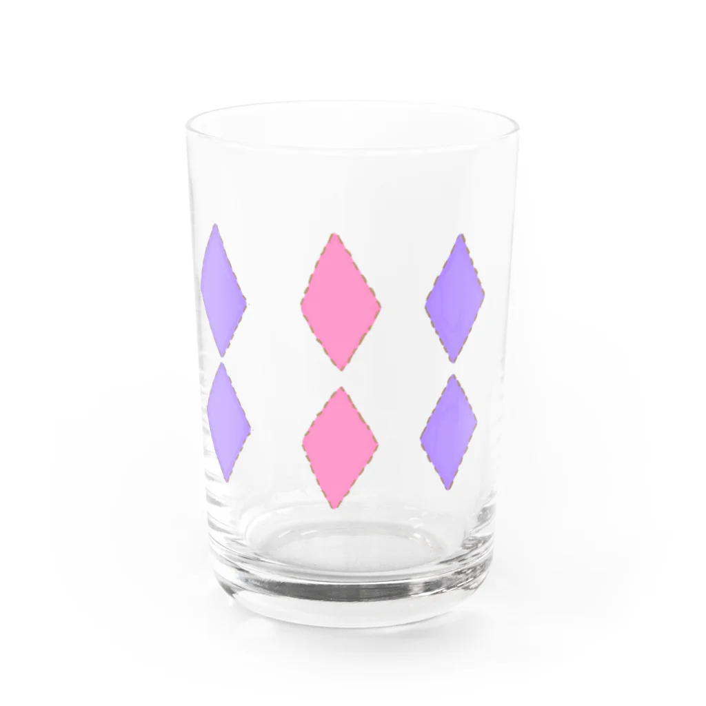 Saki YのDiamond Pastel Water Glass :front