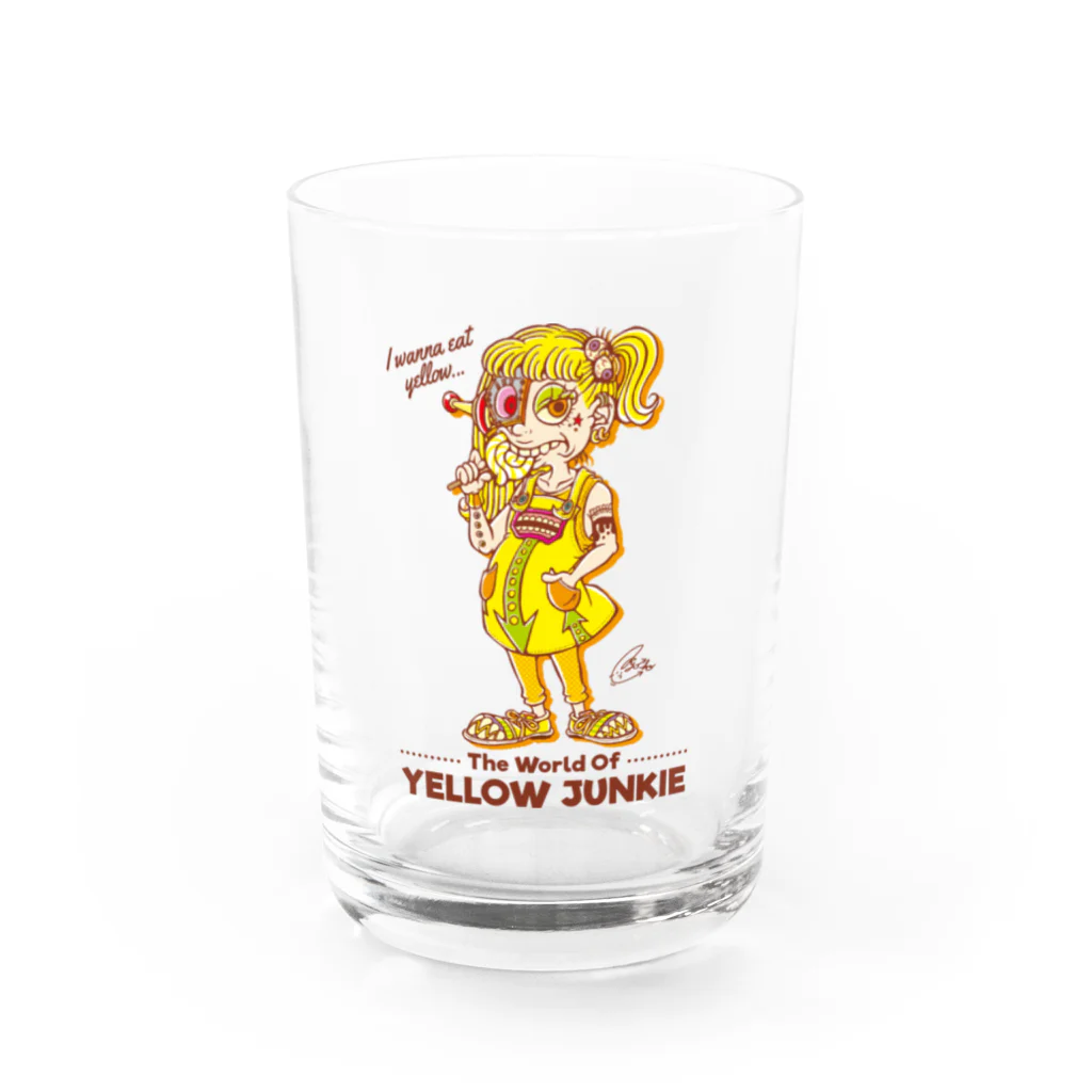 The World of YELLOW JUNKIEのYELLOW JUNKIE 「Candy」 Water Glass :front