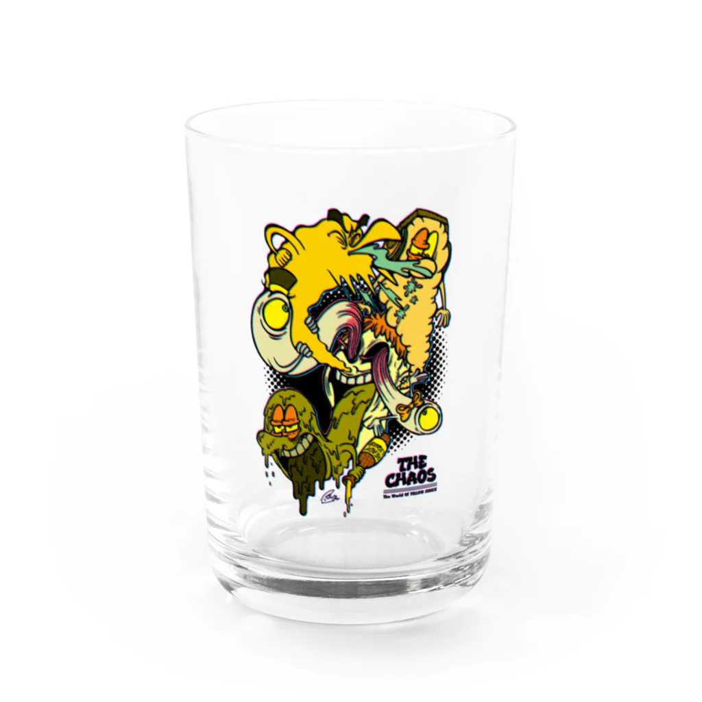 The World of YELLOW JUNKIEのYELLOW JUNKIE 「The カオス」 Water Glass :front
