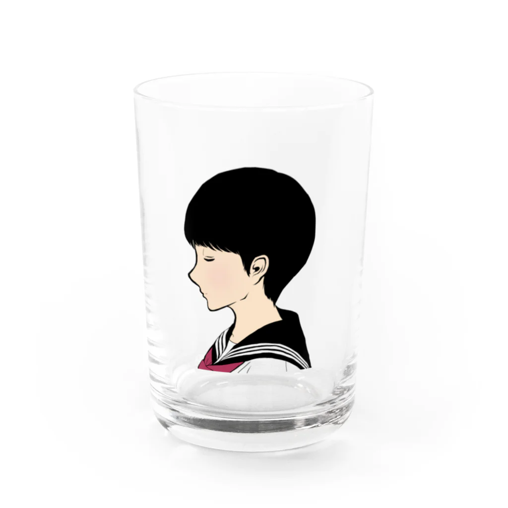 Neonの女子高生 Water Glass :front