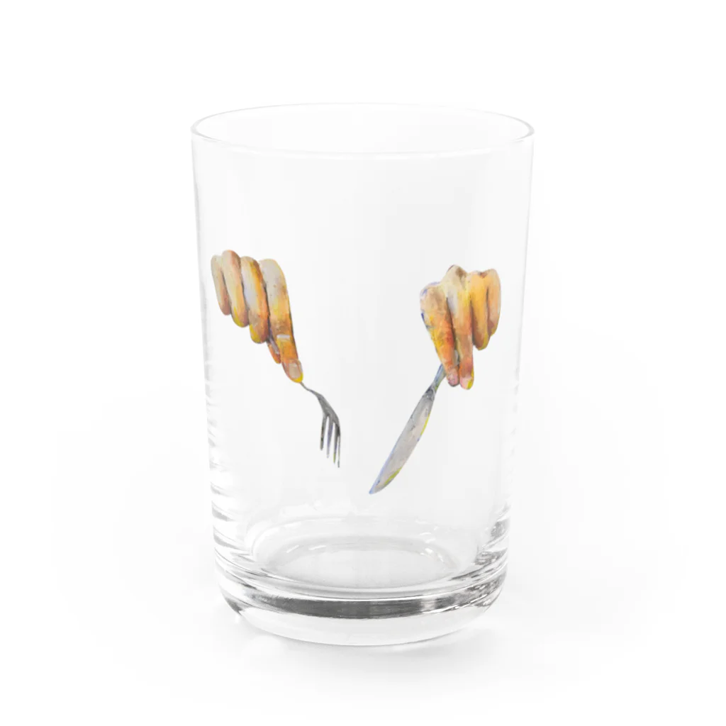 art-mimösaのナイフとフォーク グラス前面