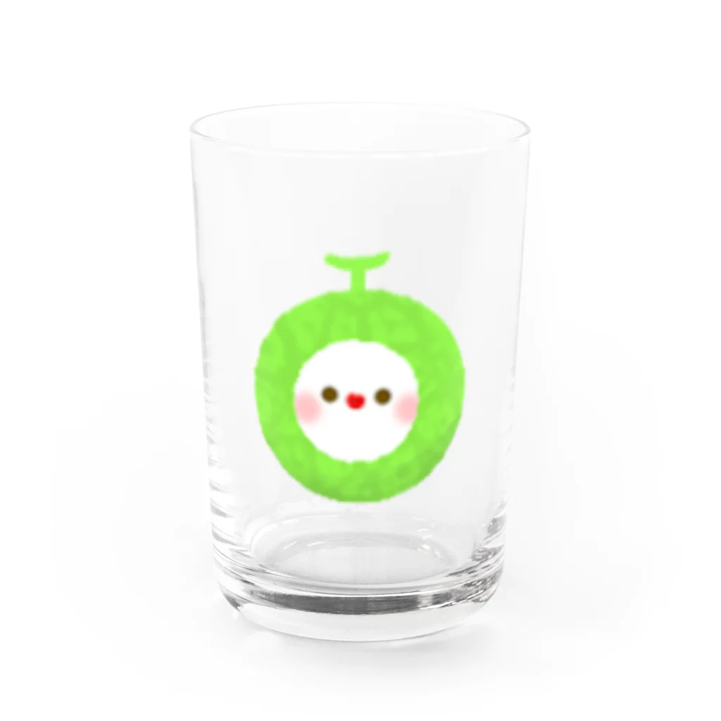 ちゅんすけ（ ●e● ）の🍈フルーちゅん Water Glass :front