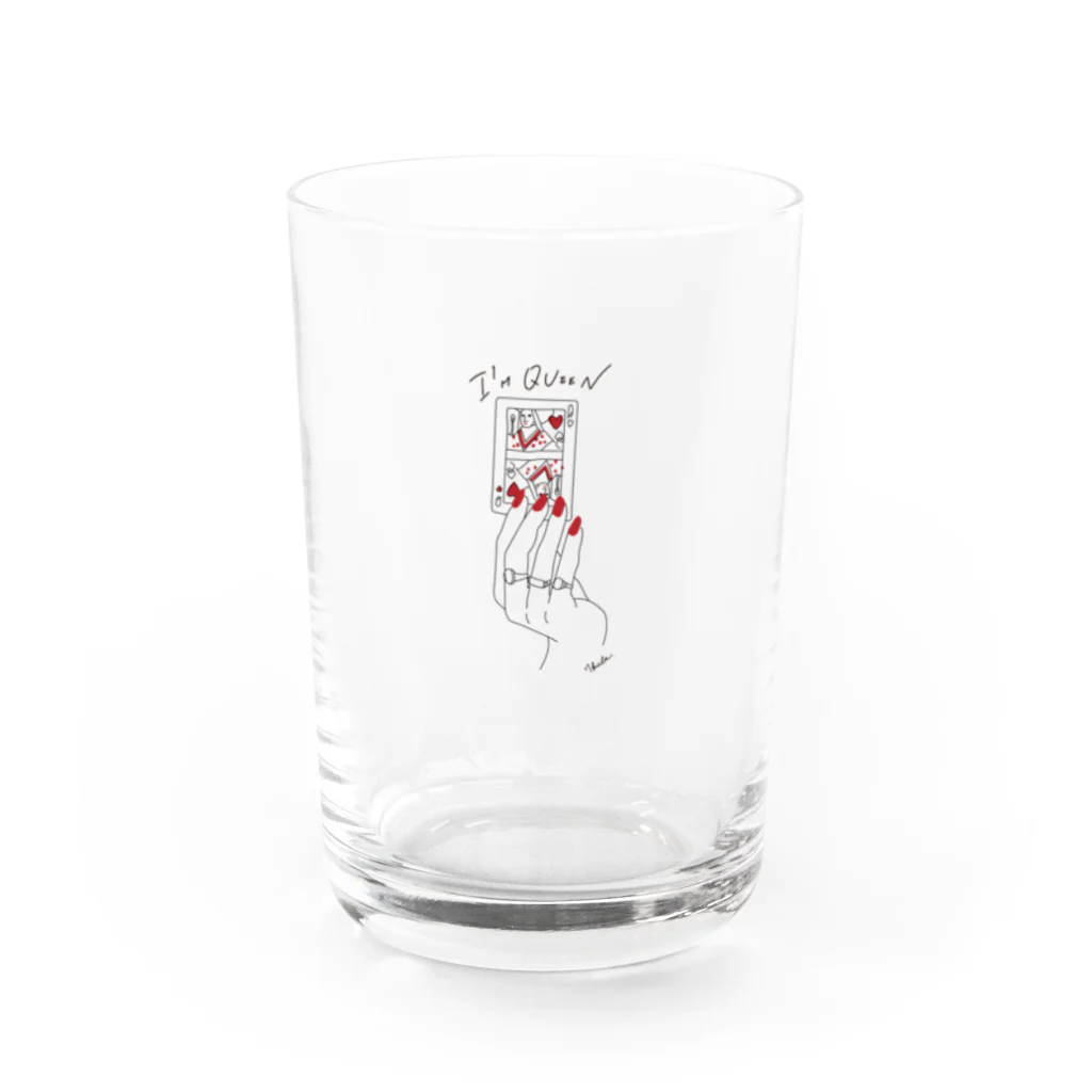 ikulanycのI'M QUEEN Water Glass :front