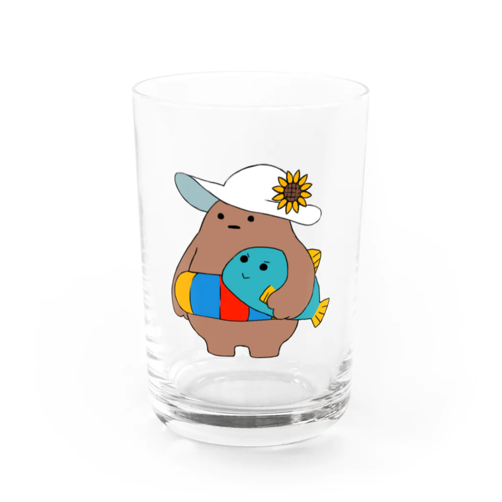 金魚のさまーごーれむちゃん Water Glass :front