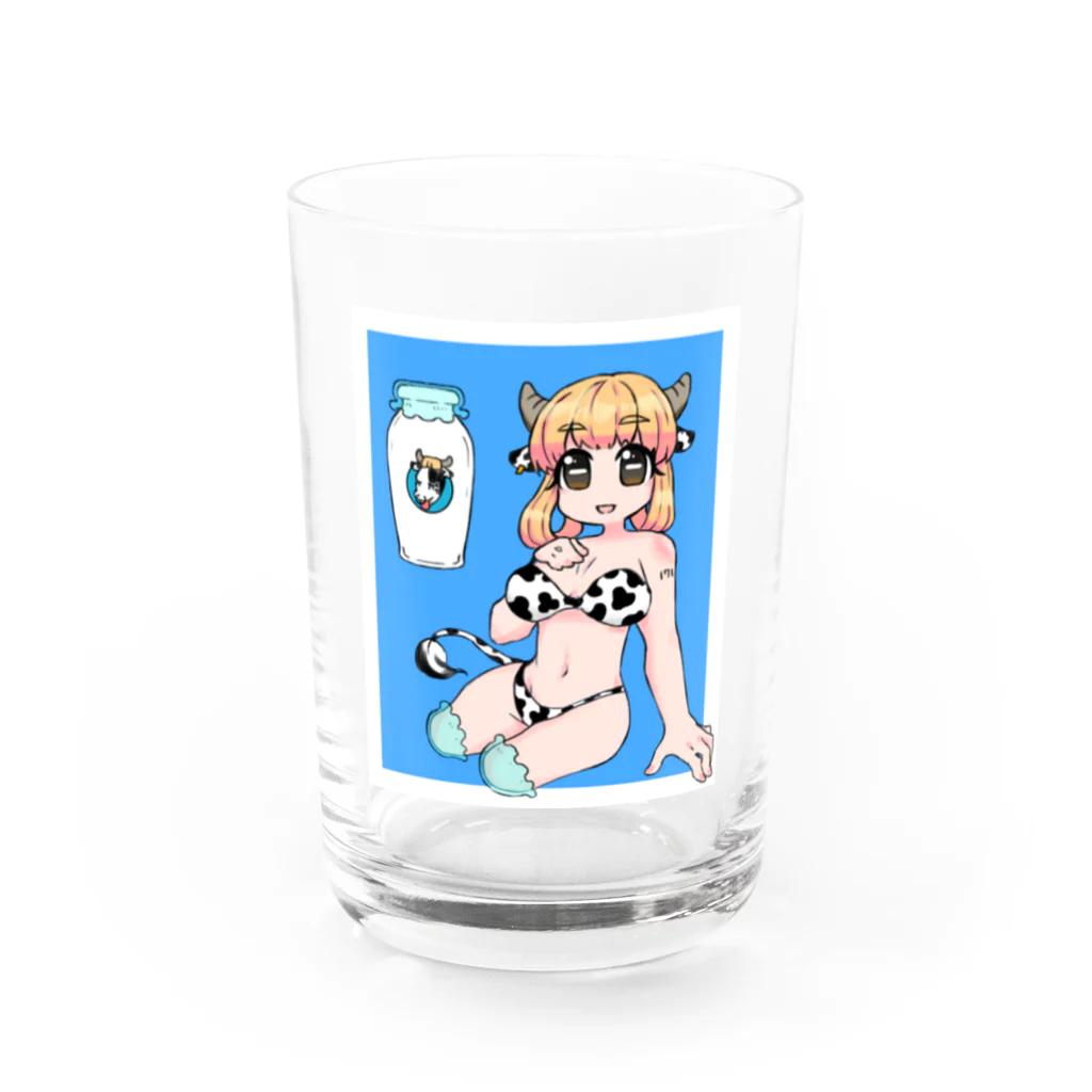 金魚のうしおねえさん Water Glass :front