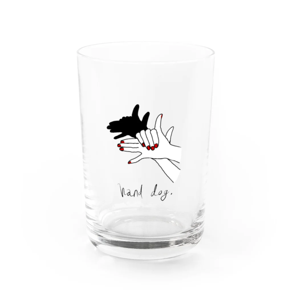 ないものねだりのHand Dog(ネイル) Water Glass :front