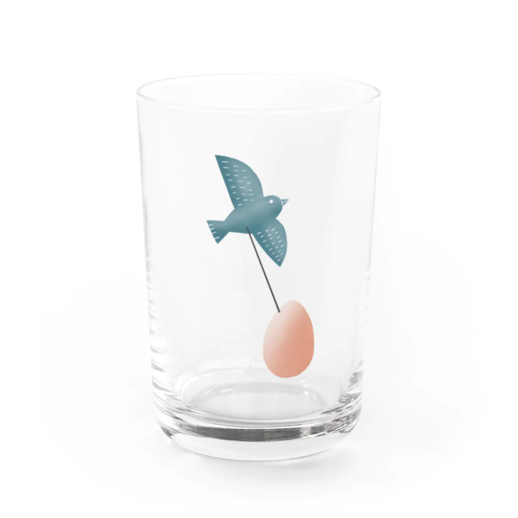 OW STOREの鳥と卵 Water Glass :front