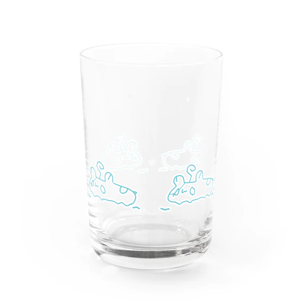 ❄ 透 -すかす ❄のゆめをみて Water Glass :front