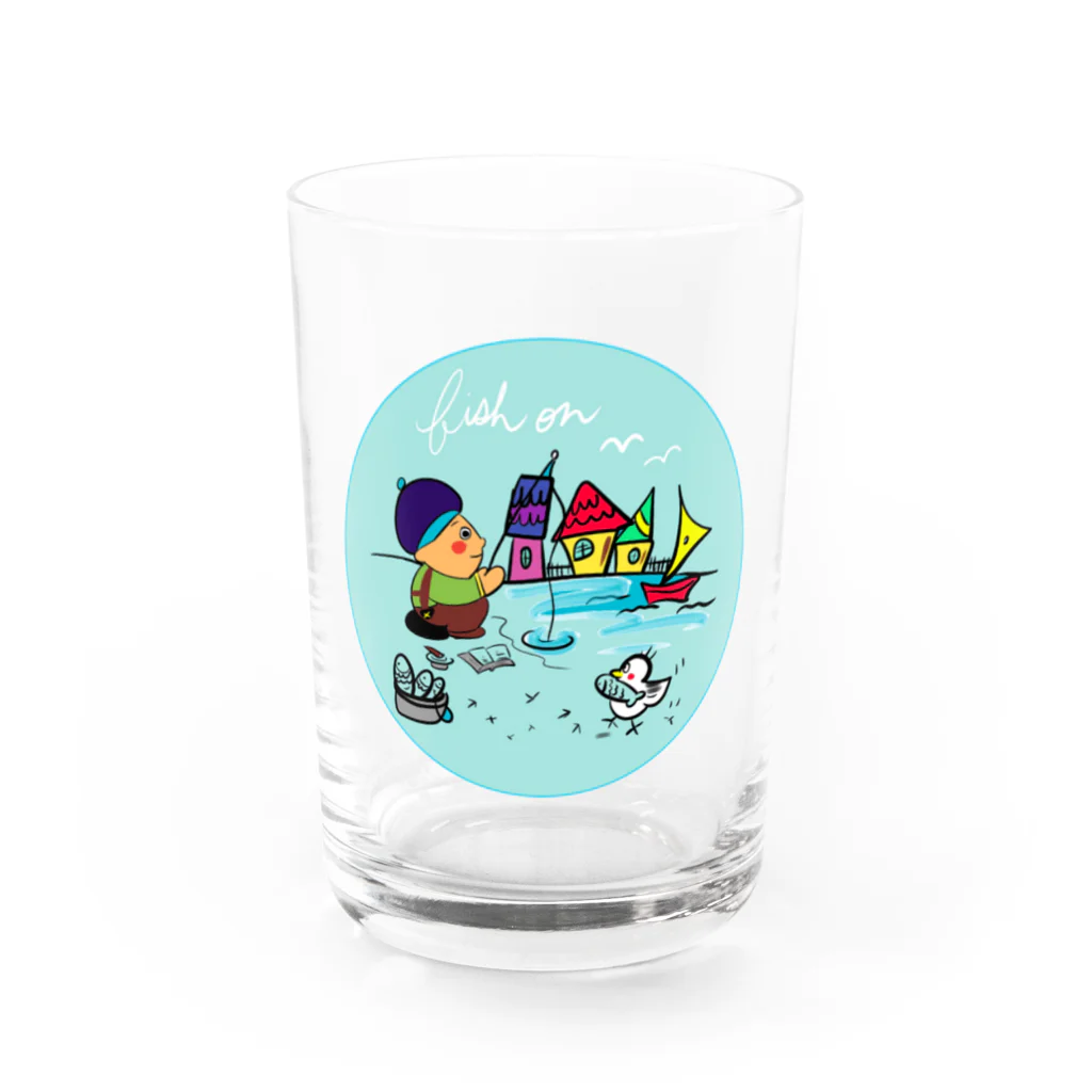 childroomの釣り人。 Water Glass :front