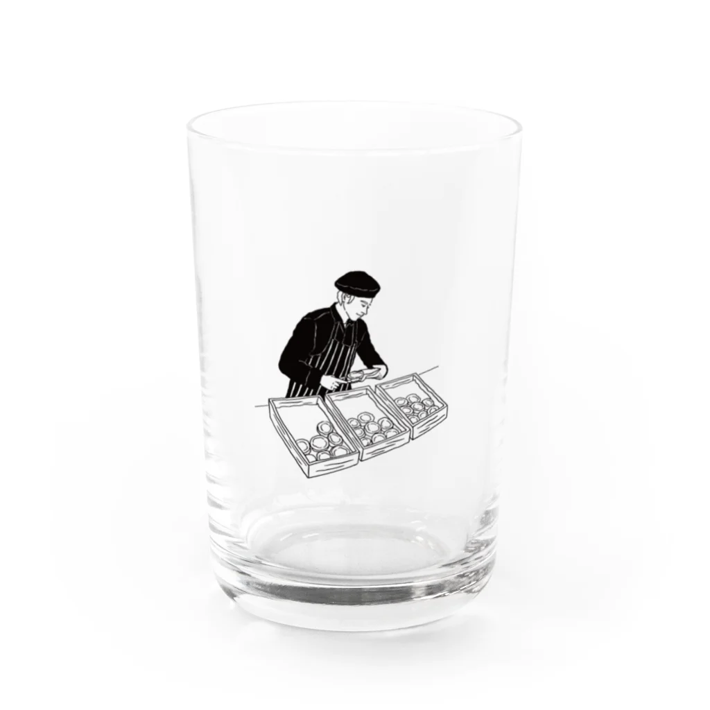 feal のパイおじさん Water Glass :front