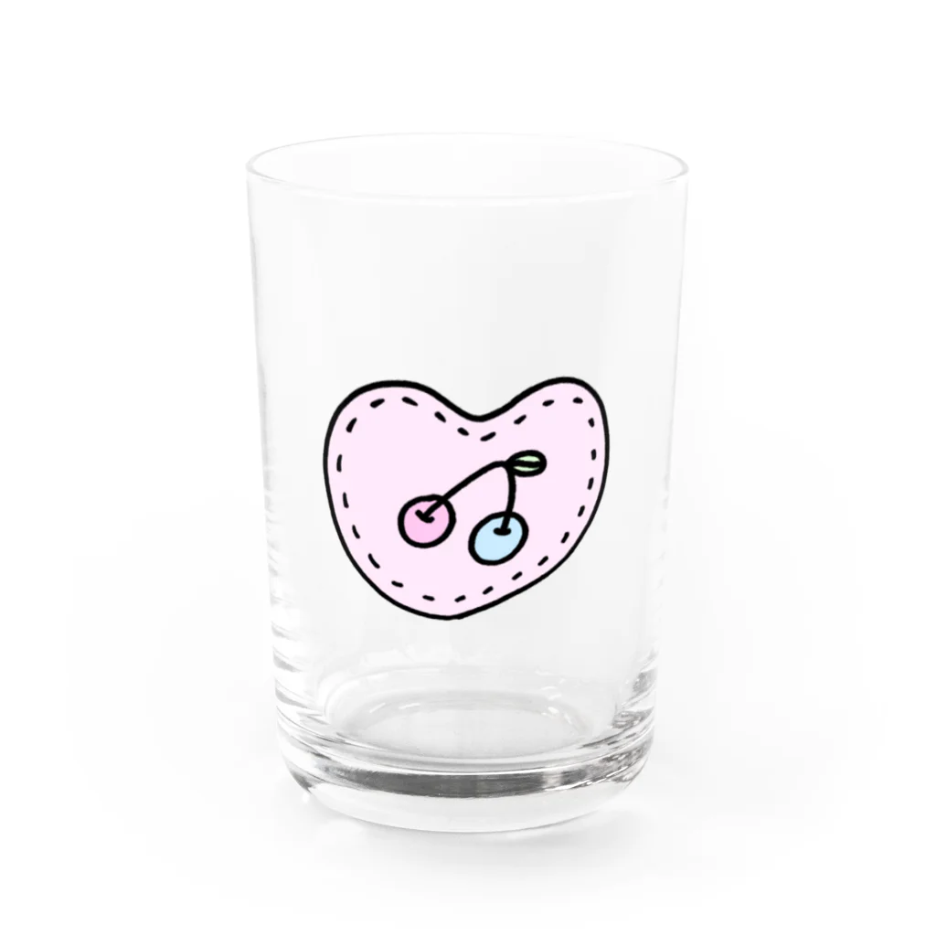 ついでにこれものさくらんぼ Water Glass :front