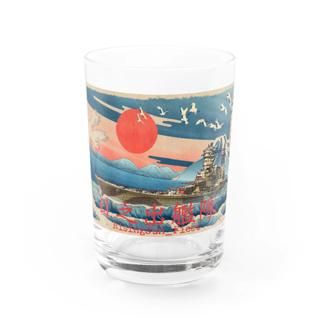 RISIN艦隊オフィシャルショップの日之出艦隊(紀伊) Water Glass :front