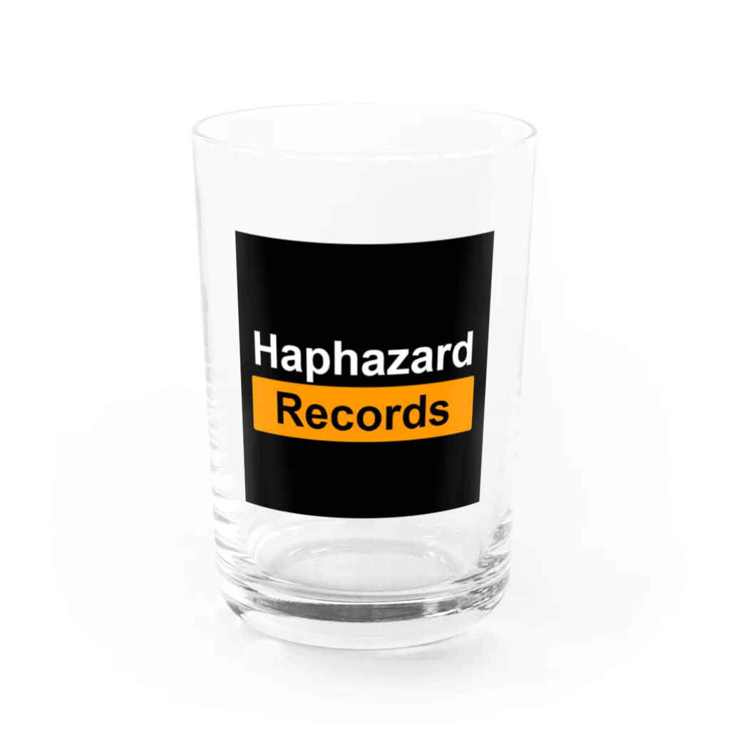 Haphazard Records Goods STOREのHaphazard Records Goods Water Glass :front