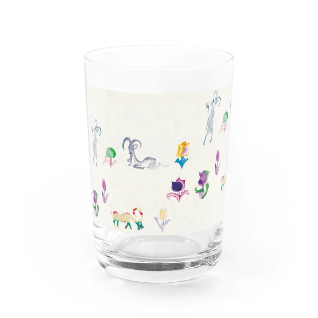 KAERUCAFE SHOPのヤギ Water Glass :front