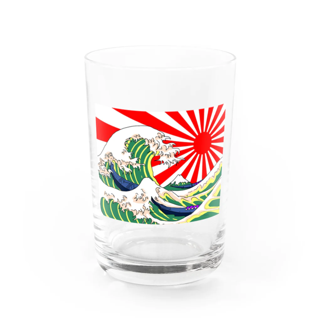 あーみゅの天晴れ富嶽三十六景 Water Glass :front