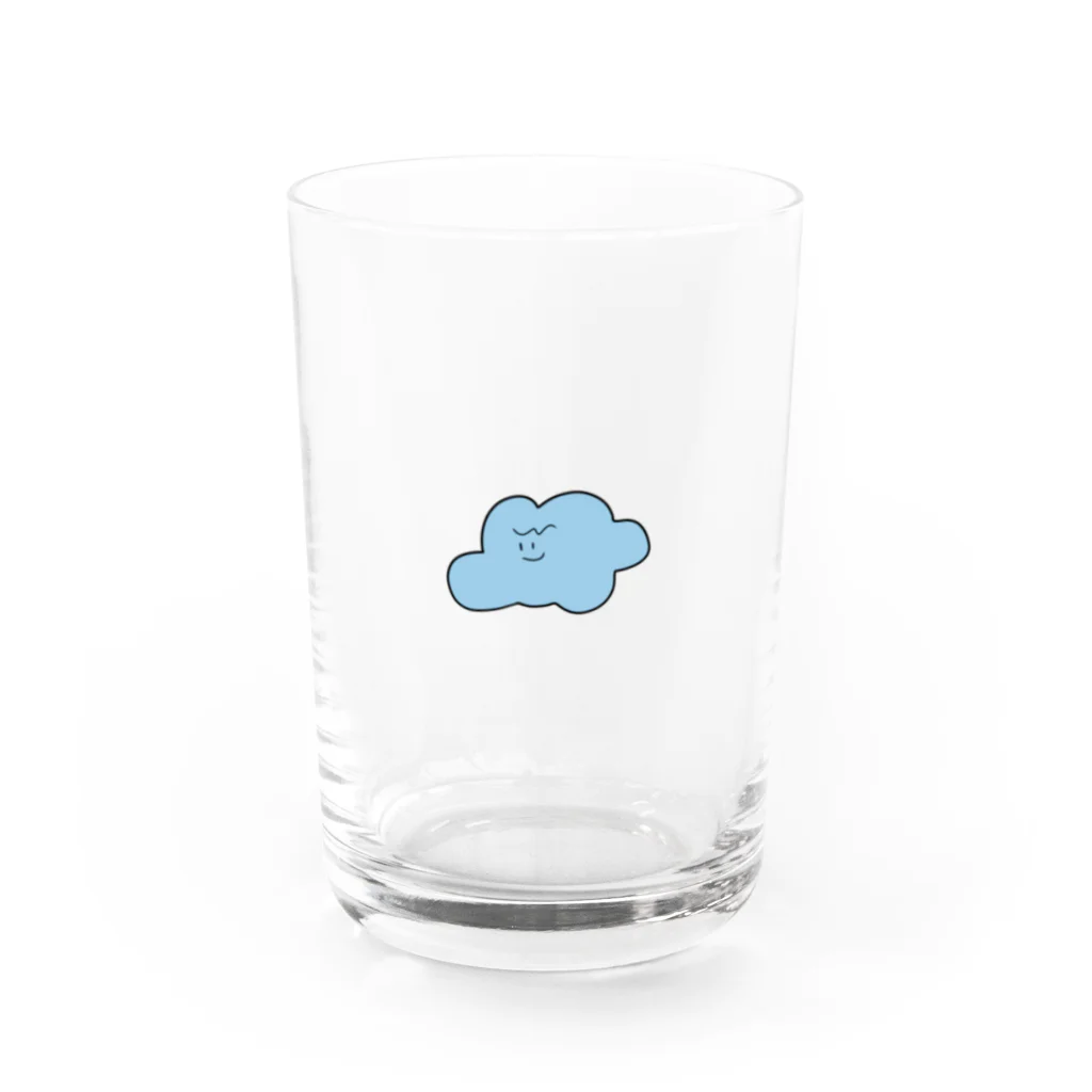 suuuuuga_rのいたずらクラウドくん Water Glass :front