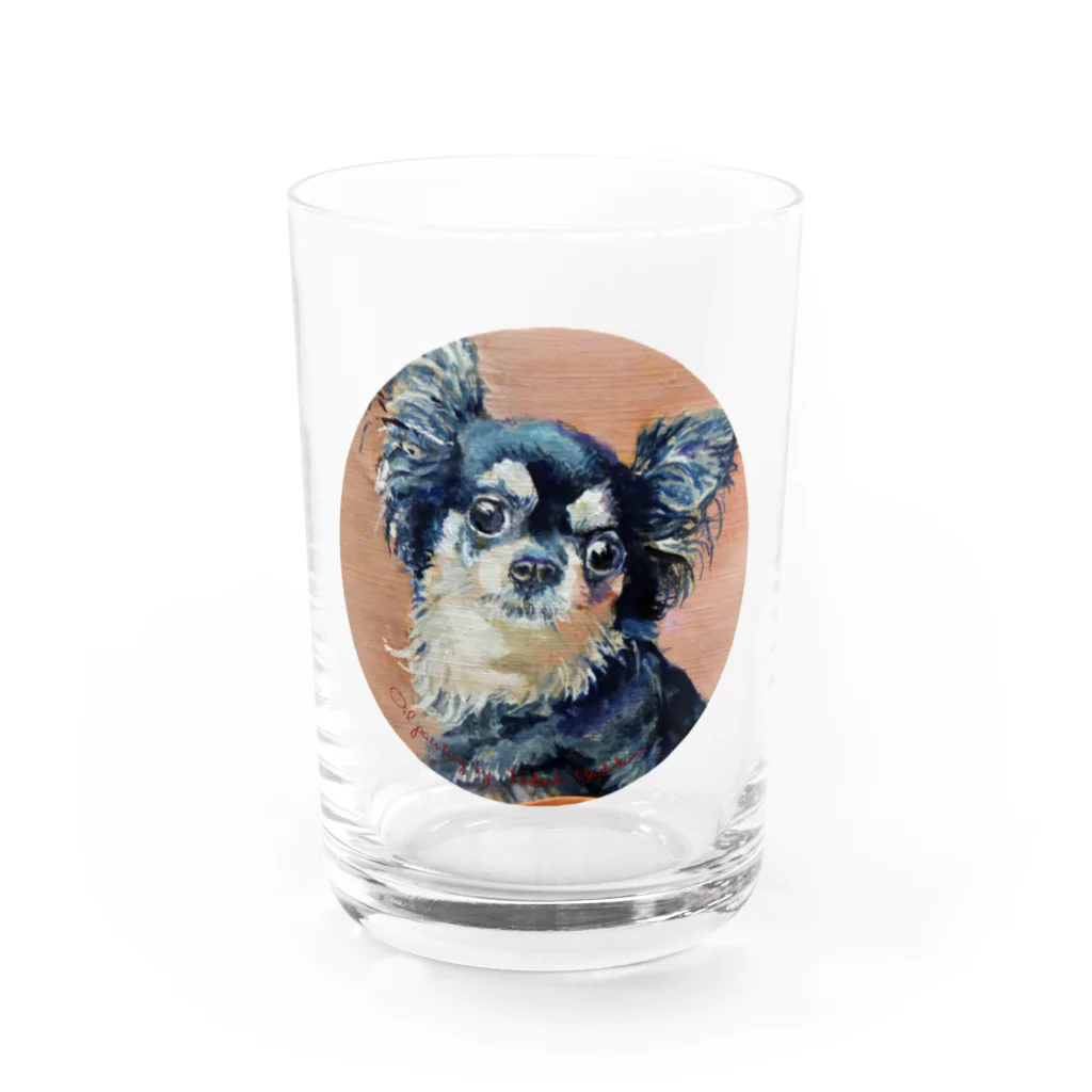 ミニ画廊ヨシデンのMYUちゃん Water Glass :front