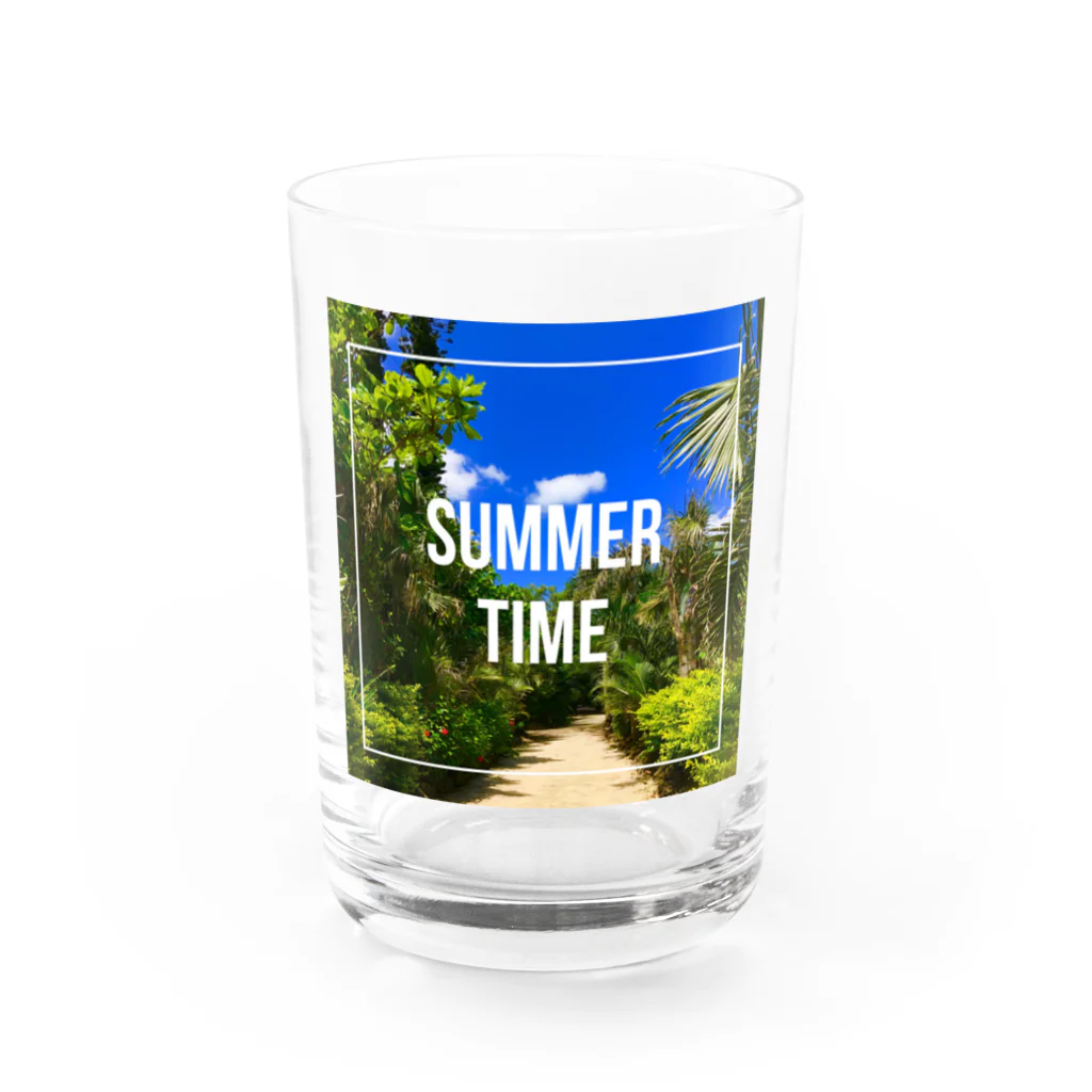 のゆきのしゃしーんのSUMMER TIME Water Glass :front