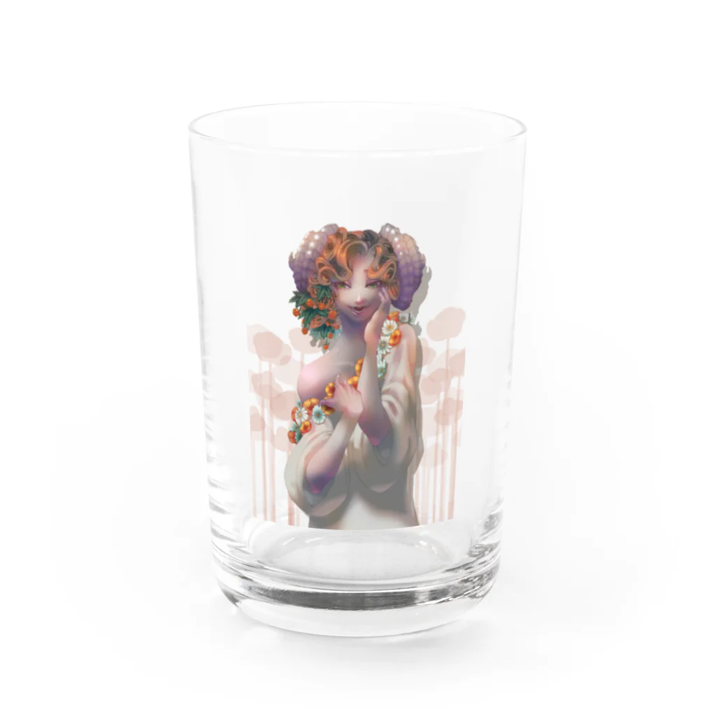 dim_shopの魅力的な女性 Water Glass :front