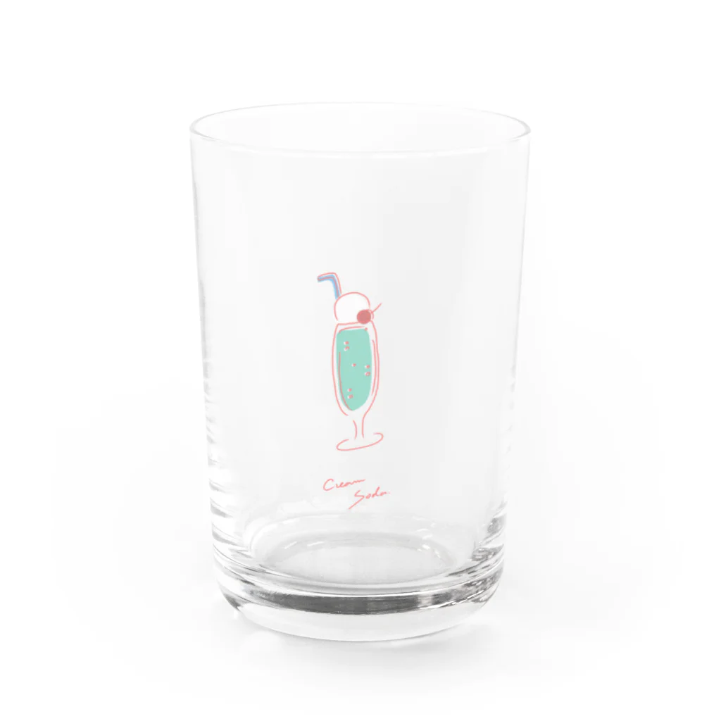 NEMUiのクリームソーダクリアバージョン Water Glass :front