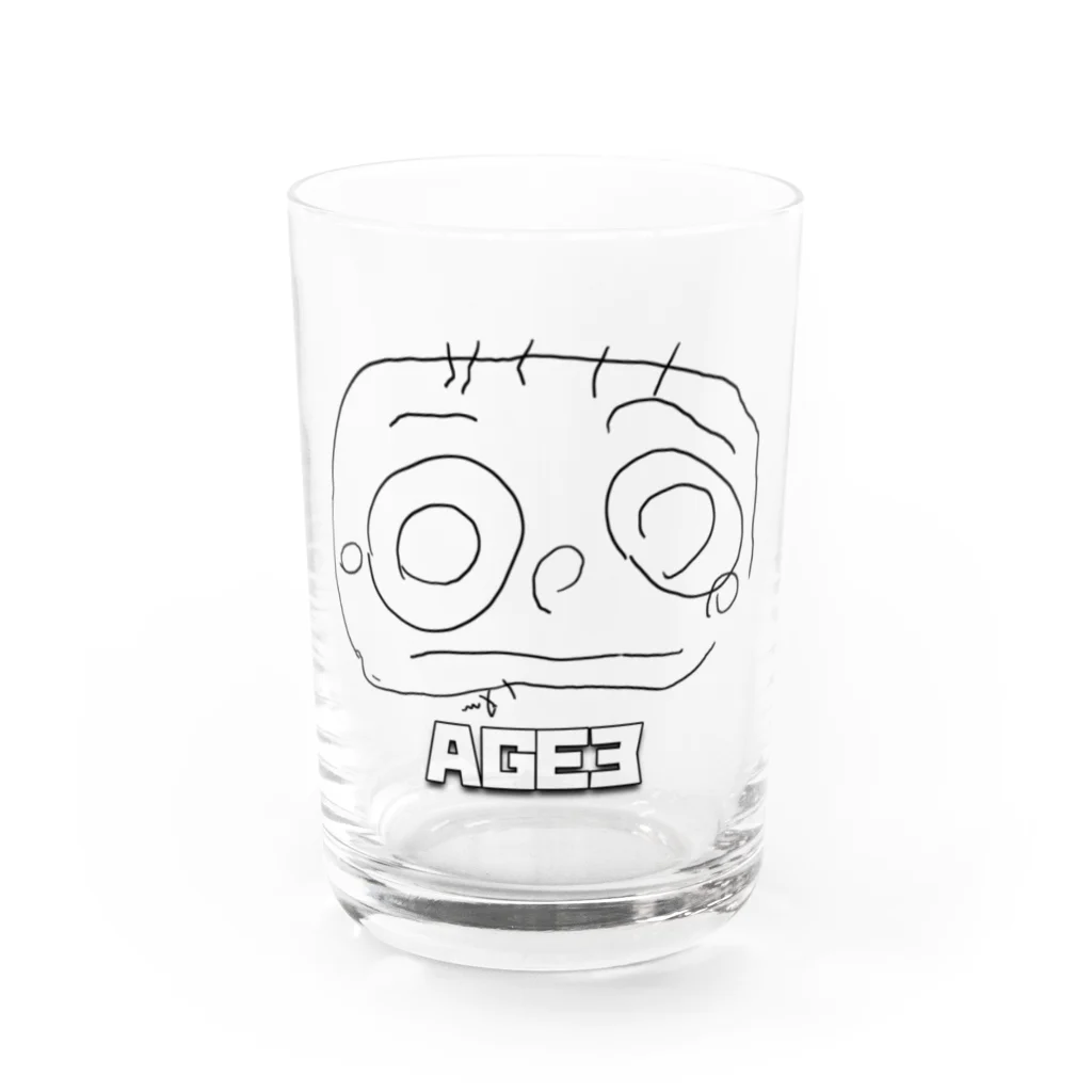 Jackpot-ArtsのAGE3 No1 「MAMA」 Water Glass :front