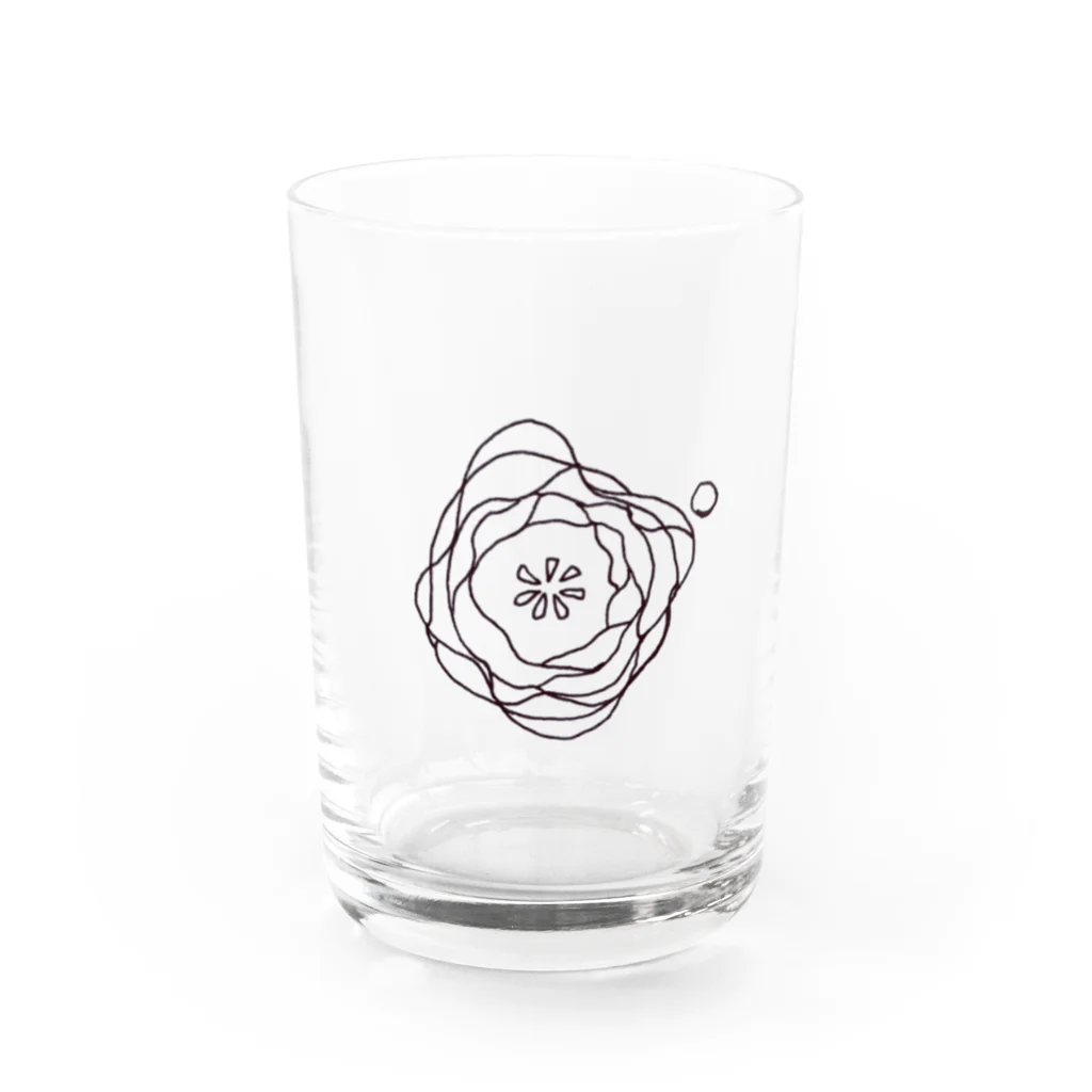 Hiroのお花一輪 Water Glass :front