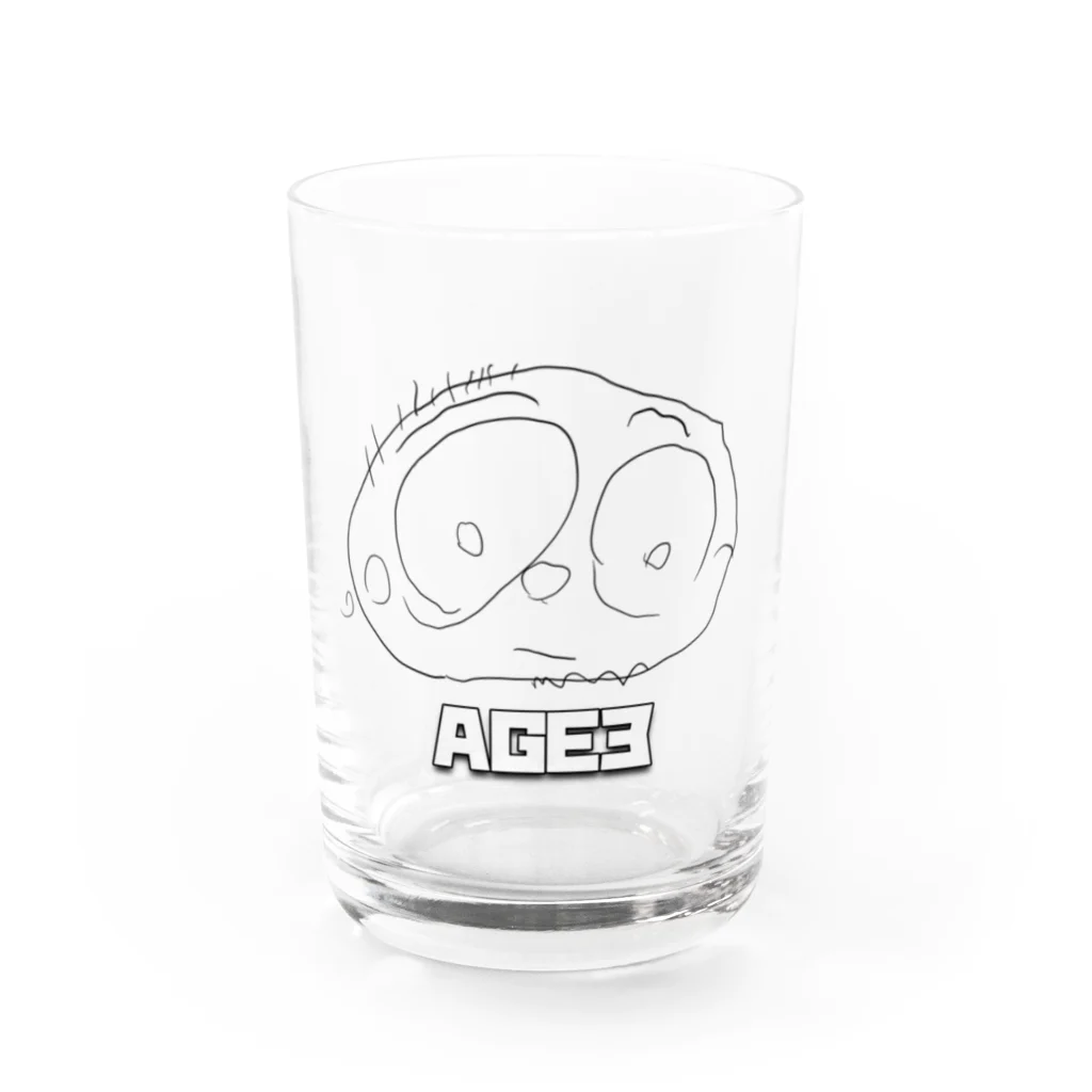 Jackpot-ArtsのAGE3 No2 「PAPA」 Water Glass :front