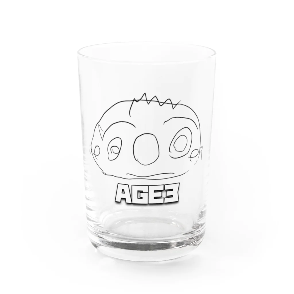 Jackpot-ArtsのAGE3 No3 「JIBUN」 Water Glass :front