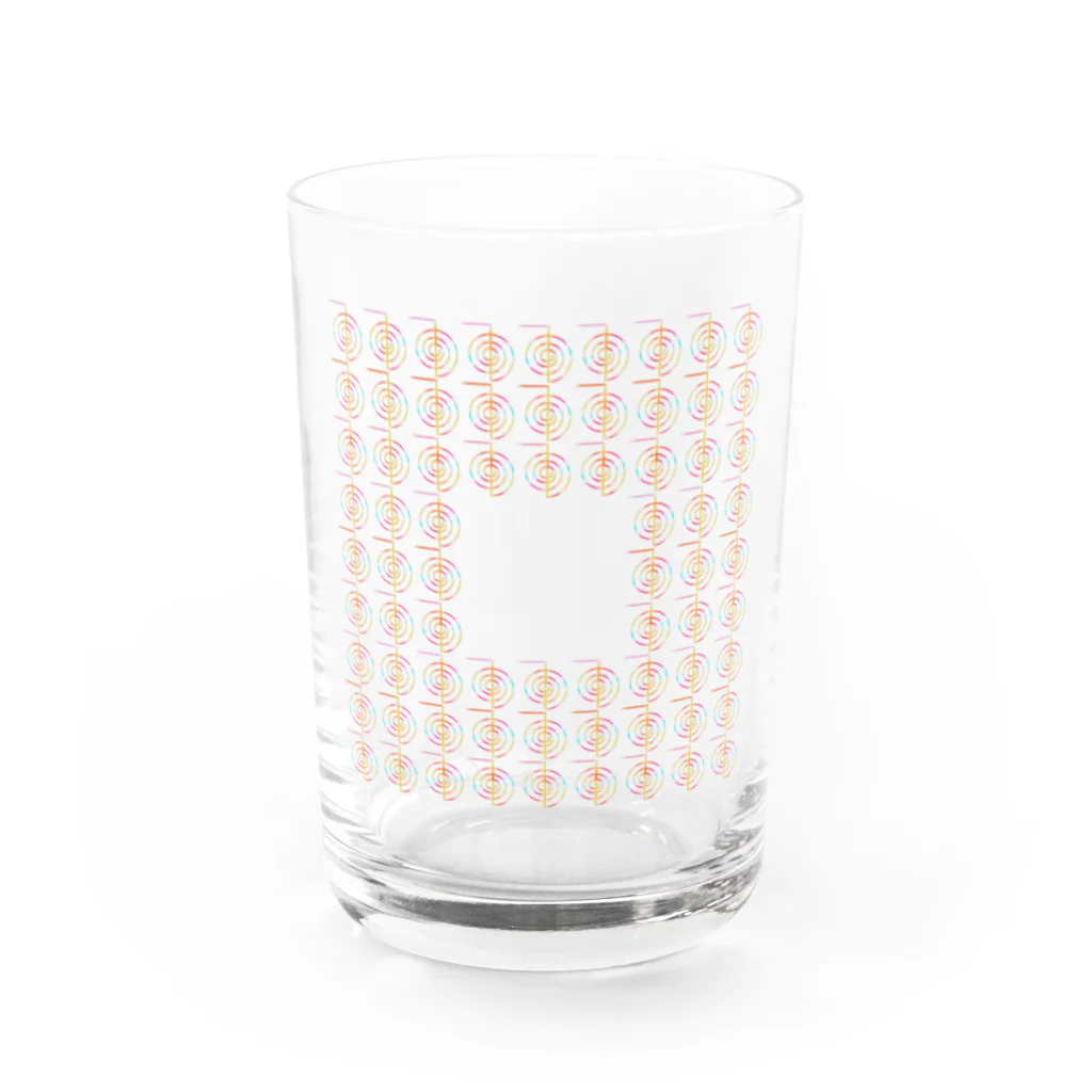 HIRO Collectionのレインボー チョクレイ 囲 Water Glass :front