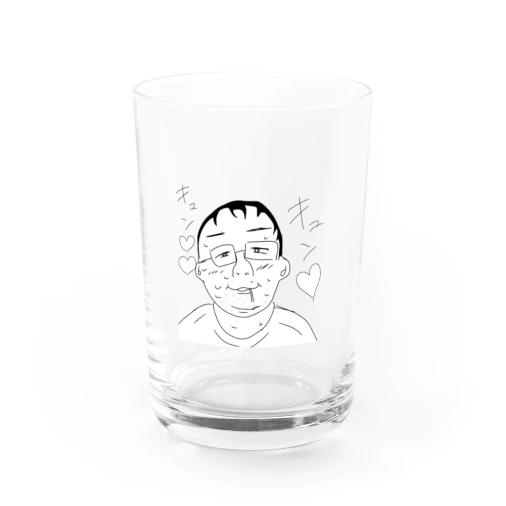 あいるのみんな大好きおぢさんグッズ😁 Water Glass :front