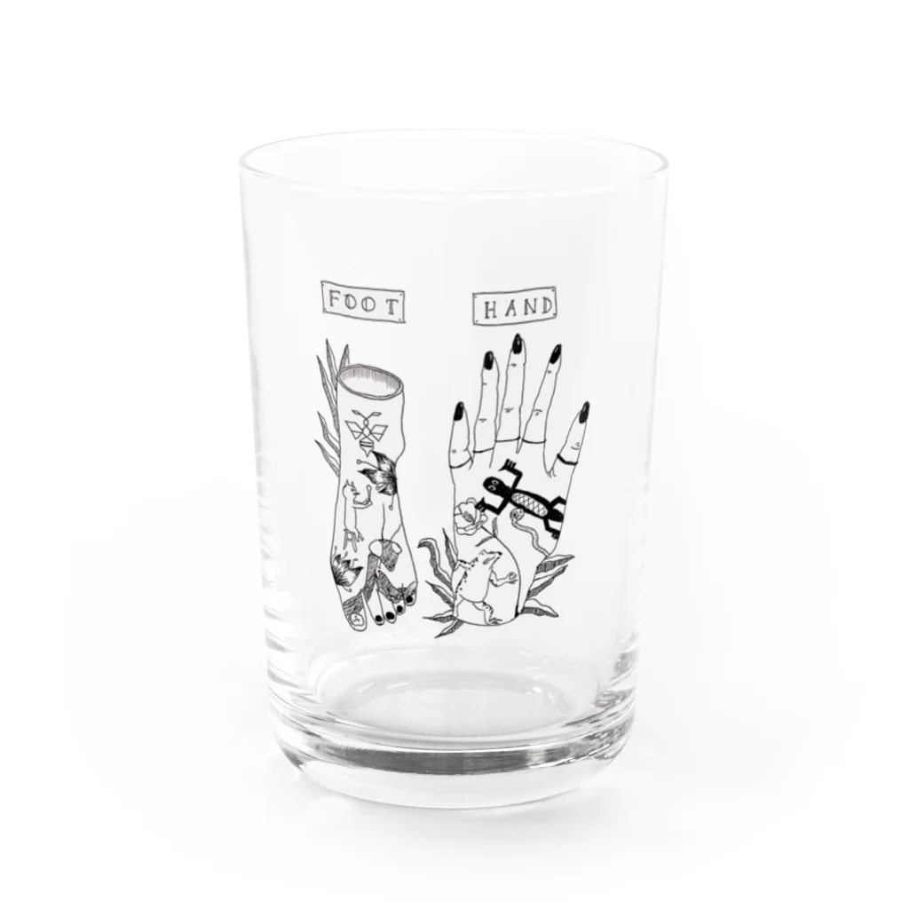 -SIMA-のFOOT&HAND Water Glass :front