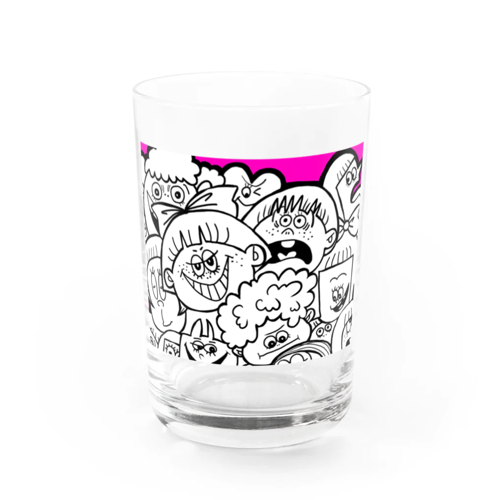 shiikaのヒトビト(ロ) Water Glass :front