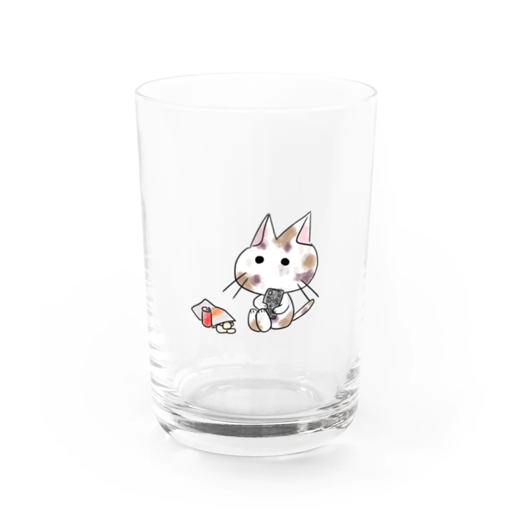 lovetwingeのお気に召すまま猫 Water Glass :front