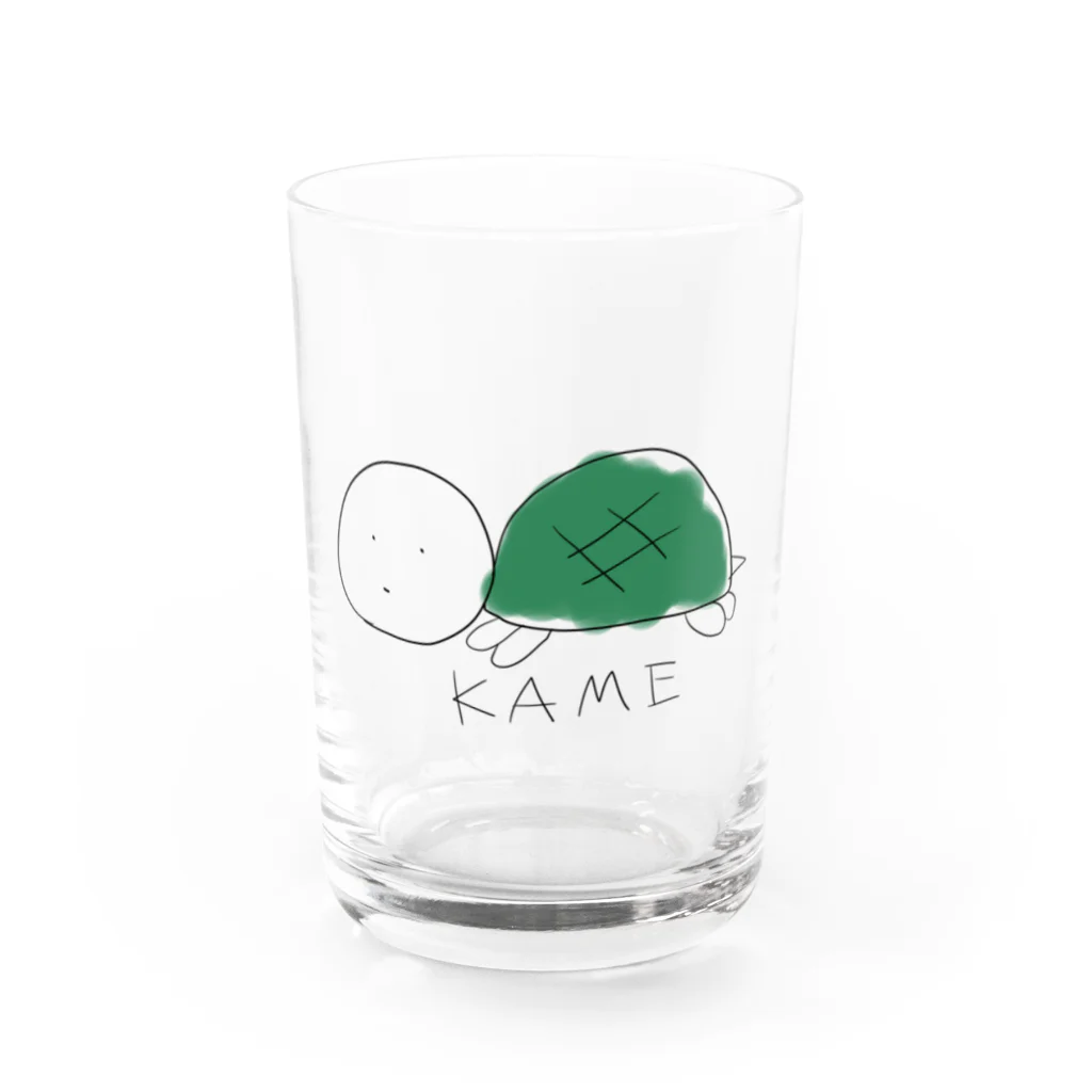 GockyのKAME Water Glass :front