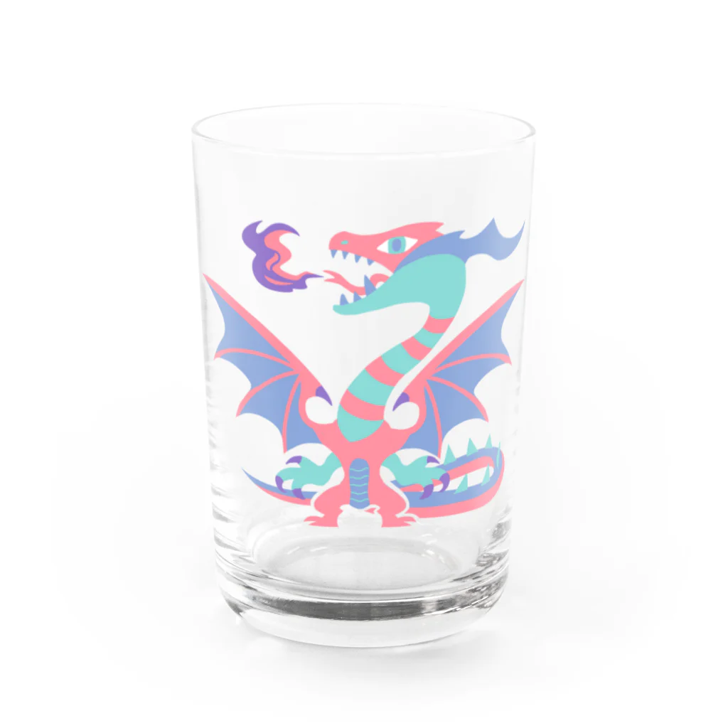kasugaDNの絵本なドラゴン Water Glass :front